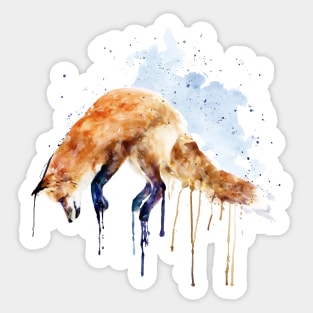 Hunting Fox Sticker